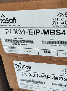 美国Prosoft原装PLX31-EIP-MBS4工业网关模块