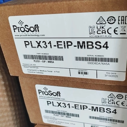 美国Prosoft原装PLX31-EIP-MBS4工业网关模块
