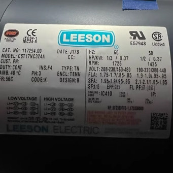 美国Leeson电机  C6T17NC324A