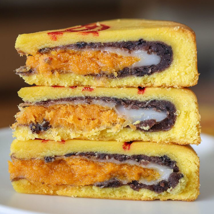 宝藏大饼福建闽南大月饼团圆饼香芋蛋黄肉松大饼中秋精美礼盒装