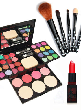 化妆品彩妆套装全套组合眼影盘无毒幼儿园儿童女孩学生演出舞台妆