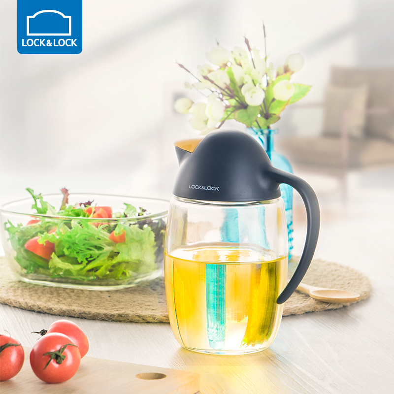 乐扣乐扣企鹅油壶玻璃自动开合