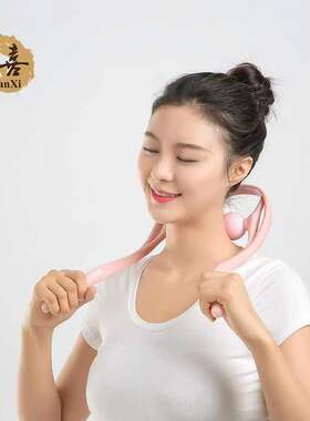 手动夹脖子滚轮式揉捏小腿按摩器