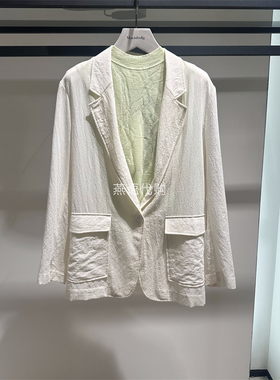 朱崇恽ZCY正品春夏新款女装休闲宽松羊毛外套专柜4980