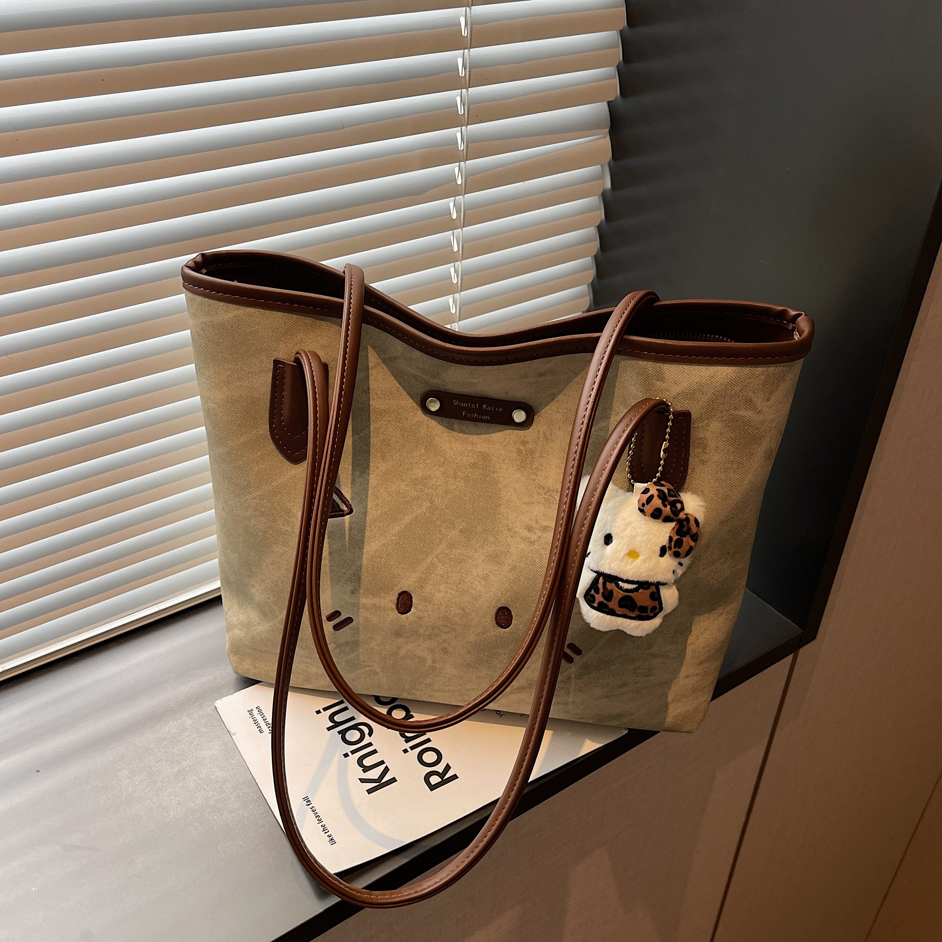 大容量包包女新款时尚百搭单肩腋下包高级感托特包学生上班手提包