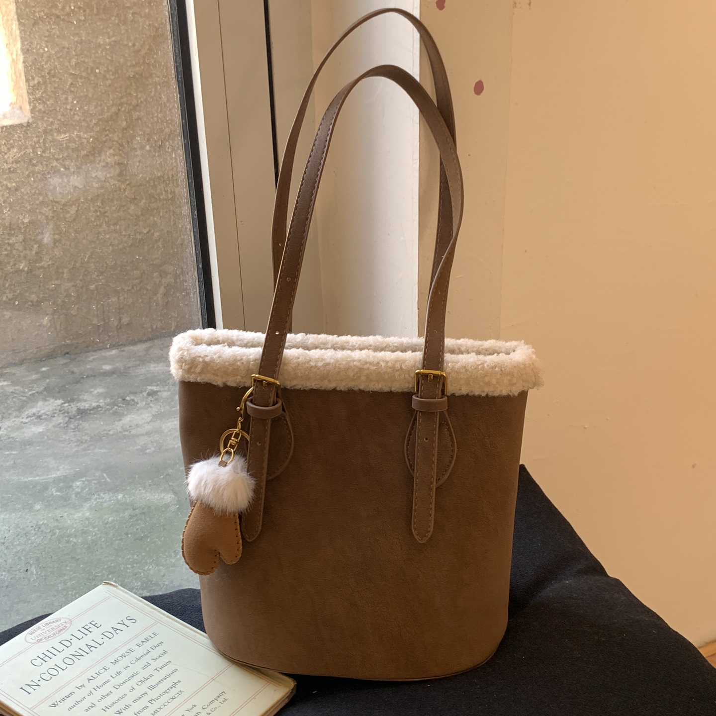 秋冬新款日韩百搭上班通勤水桶包