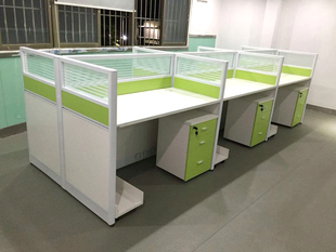 广州办公家具组合屏风工作位员工电脑桌铝合金新45款 屏风简约现代