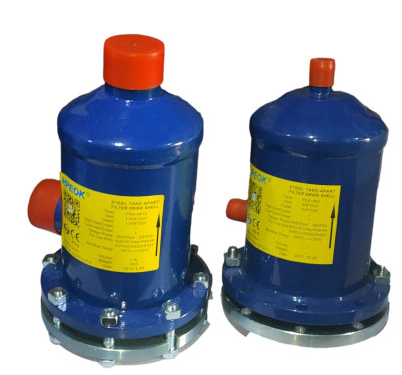 派尔克过滤桶 2芯 PKA-9613 13分 蓝色HPEOK冷库干燥桶吸气过滤桶