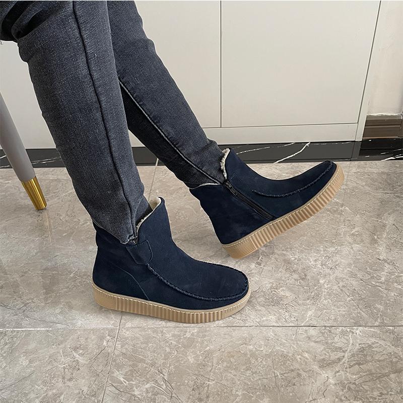 德国Golbor女鞋平底雪地靴短靴