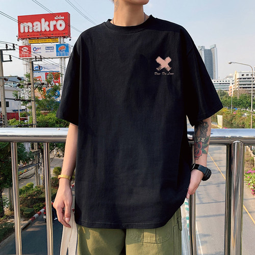 男士短袖简约百搭休闲t恤
