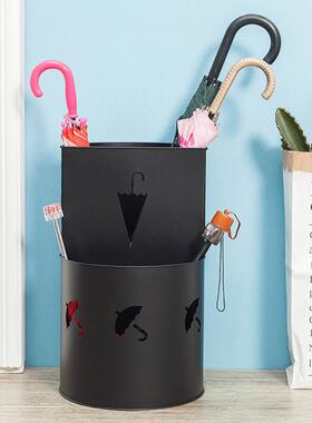 雨伞桶家用雨伞架酒店商用收纳雨伞创意伞桶门口伞架置物架收纳架