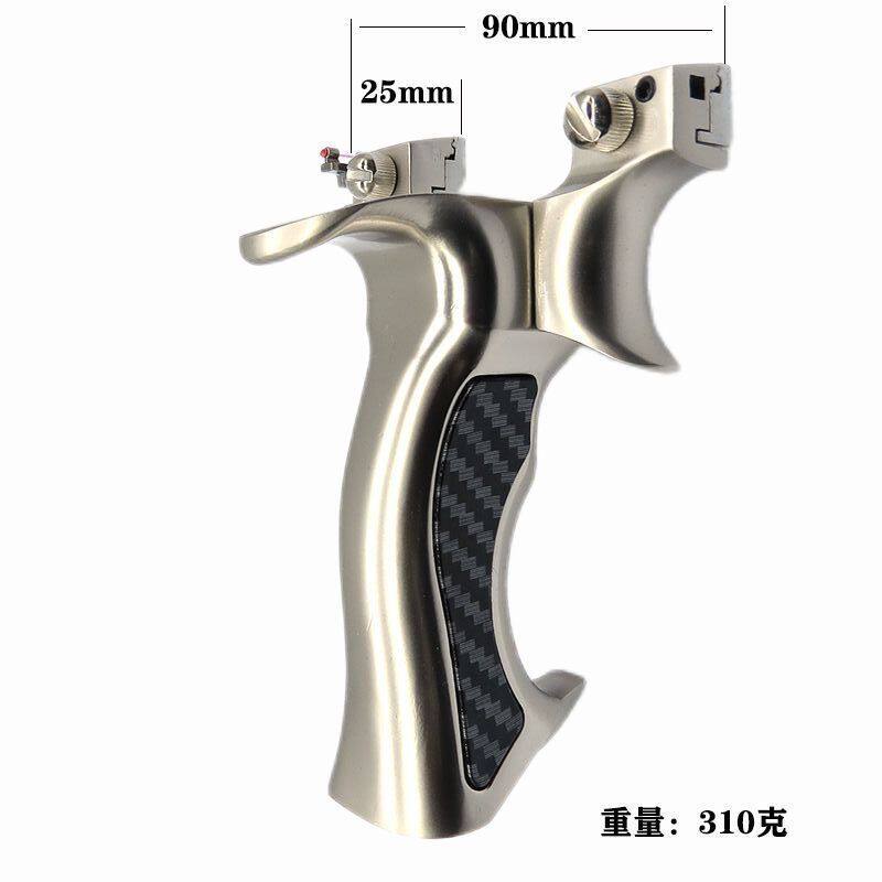 新款盖世英雄弹弓合金钢快压扁皮大威力户外高精准专业级弹弓