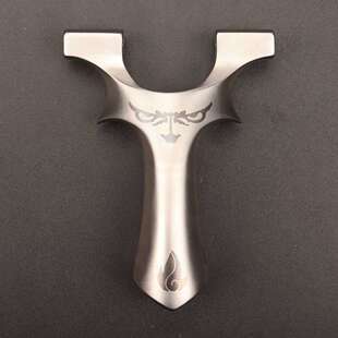 重炮恶魔弹弓630超硬不锈钢龙齿弹弓正品户外竞技弓