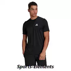 Adidas Men's Sports Casual Round Neck Breathable Short Sleeve T-Shirt Gm2090 5509 2097