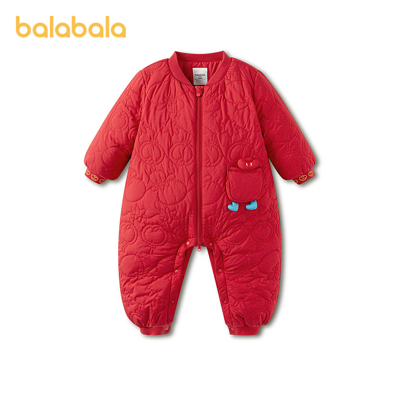 巴拉巴拉童装儿童羽绒连体衣年服