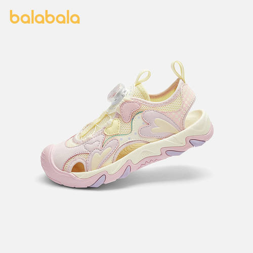 【balaOne】巴拉巴拉童鞋儿童凉鞋女童2026夏新款潮流色彩运动鞋