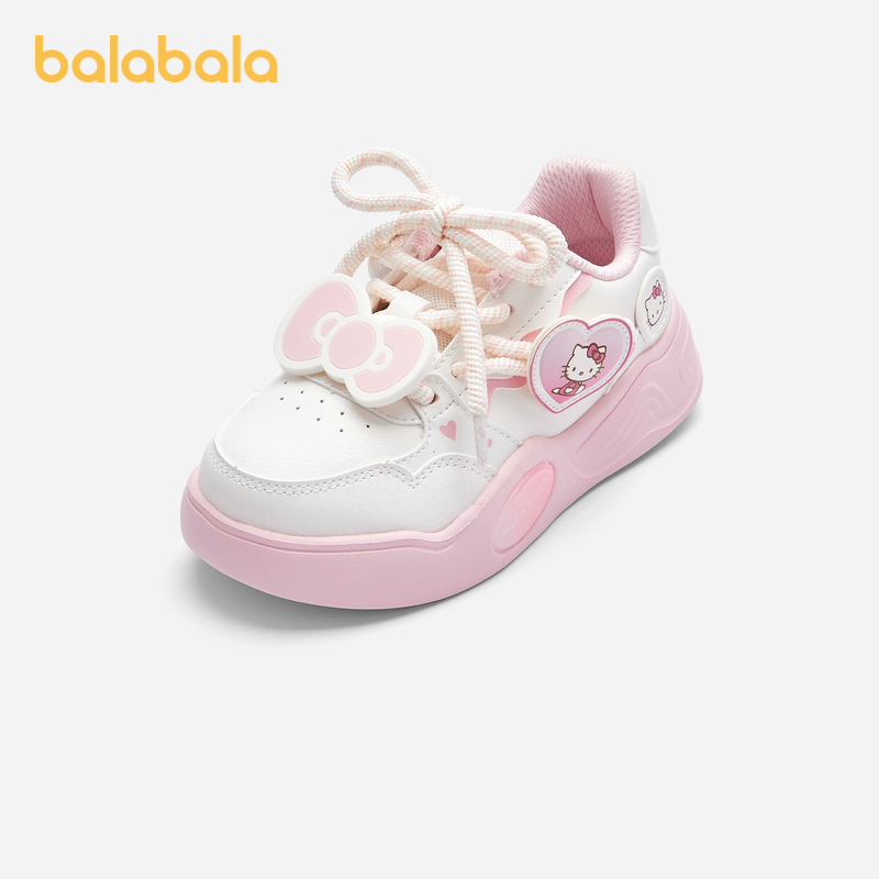 巴拉巴拉板鞋女童小白鞋三丽鸥萌