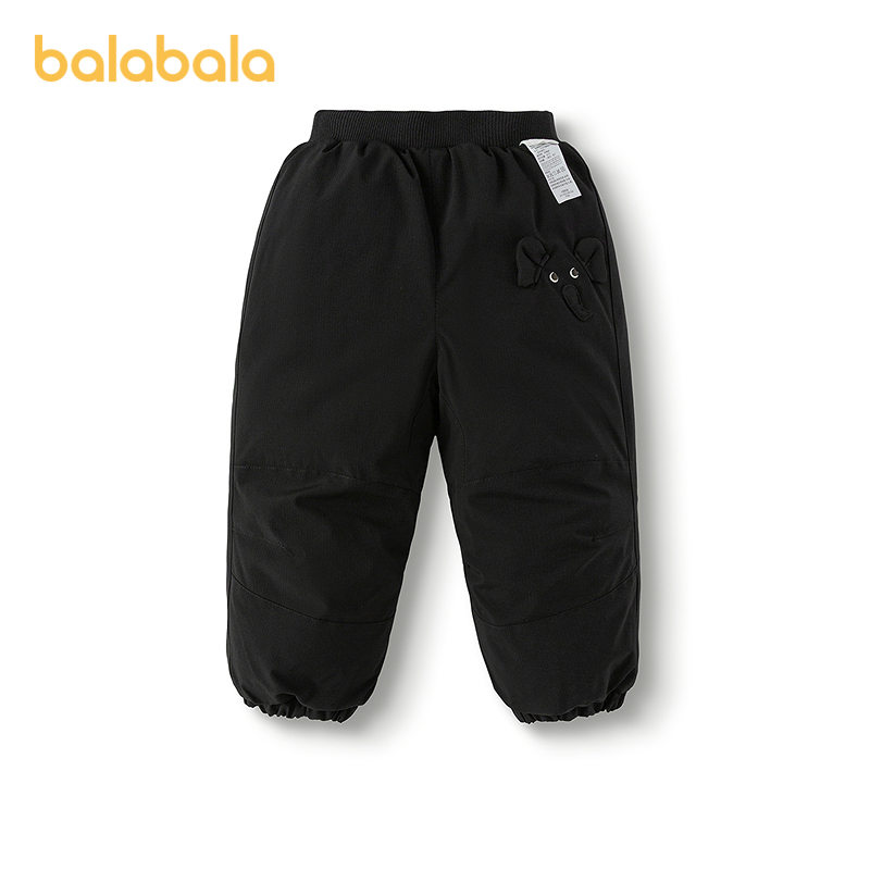 巴拉巴拉长裤男童羽绒裤宽松伞裤