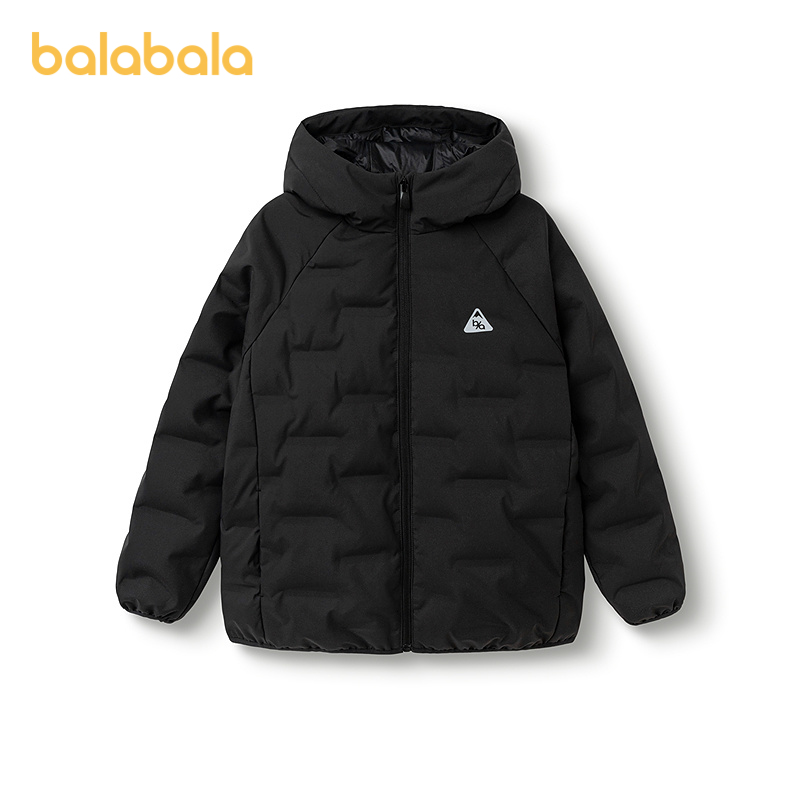 巴拉巴拉羽绒服男童拼色保暖外套