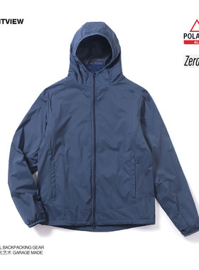 Zer0g轻量化防风防雨抓绒开衫连帽棉服Polartec Alpha Direct软壳