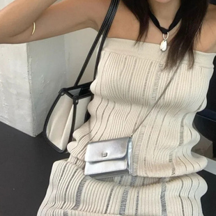 级感迷你链条斜挎包小方包百搭卡包口红零钱包 包包女2025新款