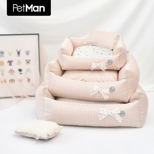 petman天然亚麻健康面料狗窝猫窝