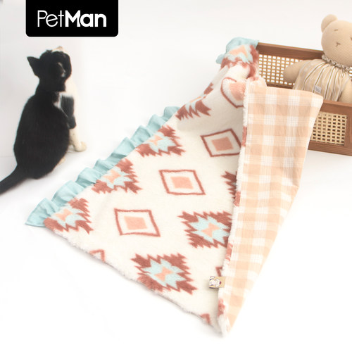 毛绒秋冬盖被猫狗通用可爱舒适