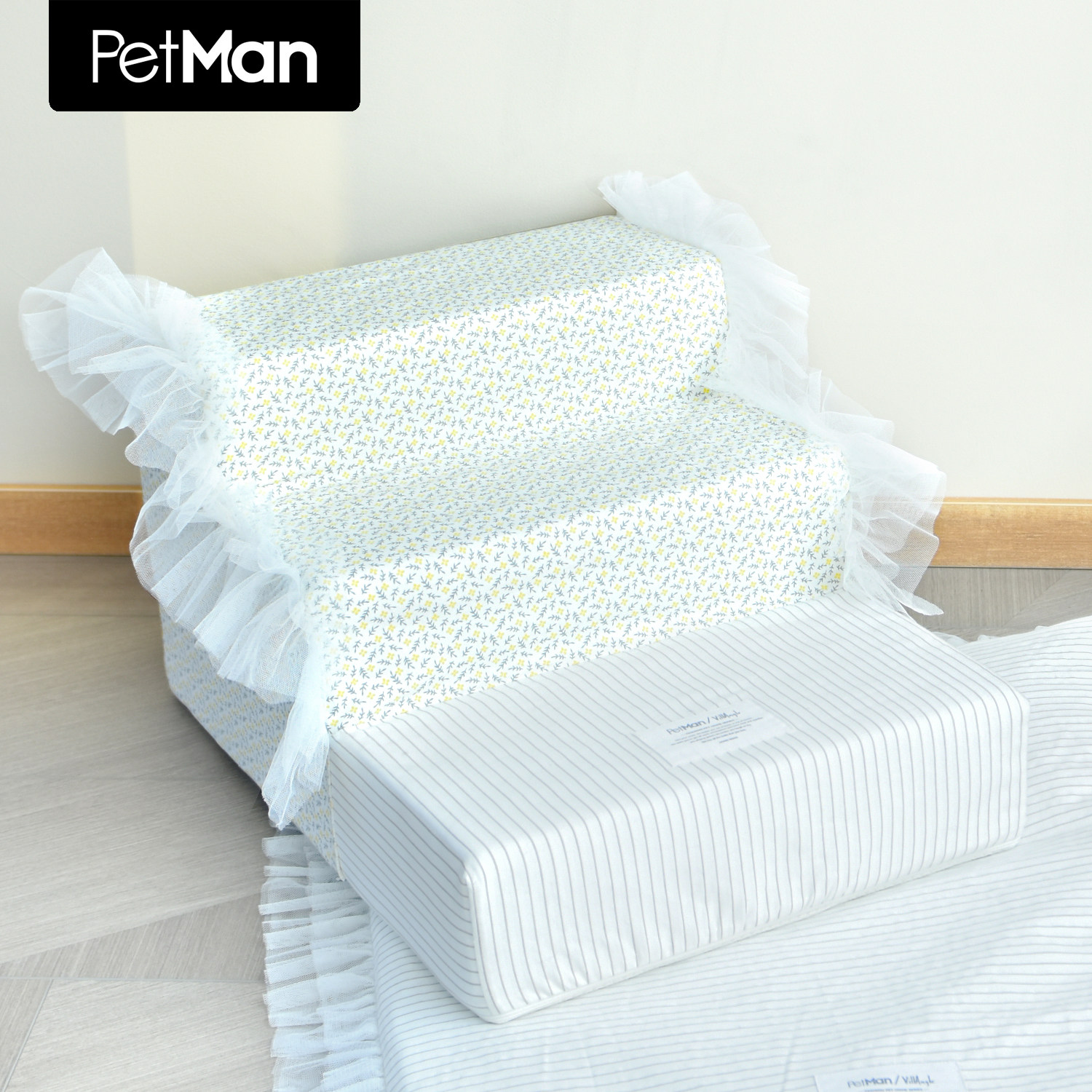 PetMan韩系画报楼梯可爱缓解关节压力中小型猫狗老年犬保护腿髌骨