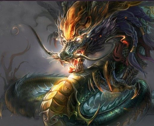 龙东方图片素材原图 cg游戏美术绘画参考图集神兽怪物原画设定k26