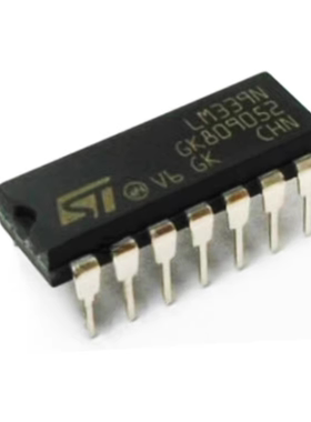 ST进口全新原装 LM339N LM339 DIP-14直插 四高精密电压比较器