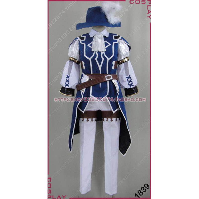 1839 cosplay服装 怪物猎人边境g 女剑客套 新品