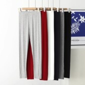 可外穿百搭高腰裤 打底裤 薄款 秋裤 女春秋大码 纯色莫代尔高弹性长裤