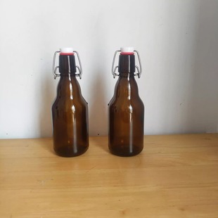 成箱出售新款330毫升卡扣棕色玻璃瓶啤酒瓶.空瓶汽水瓶饮料瓶红酒