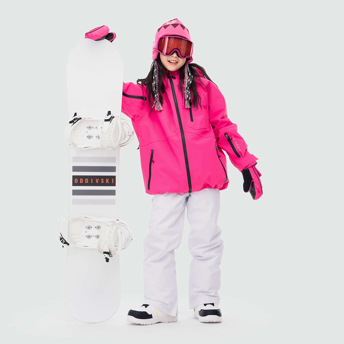 儿童滑雪服女童3L分体滑雪衣裤