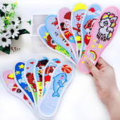 小码 垫半成品印花卡通公主小孩宝宝针孔满绣 十字绣儿童鞋 35码