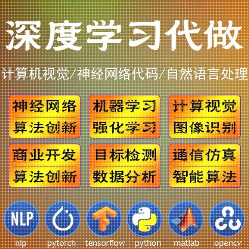 深度学习代做机器学习算法创新神经网络Python编程商业开发