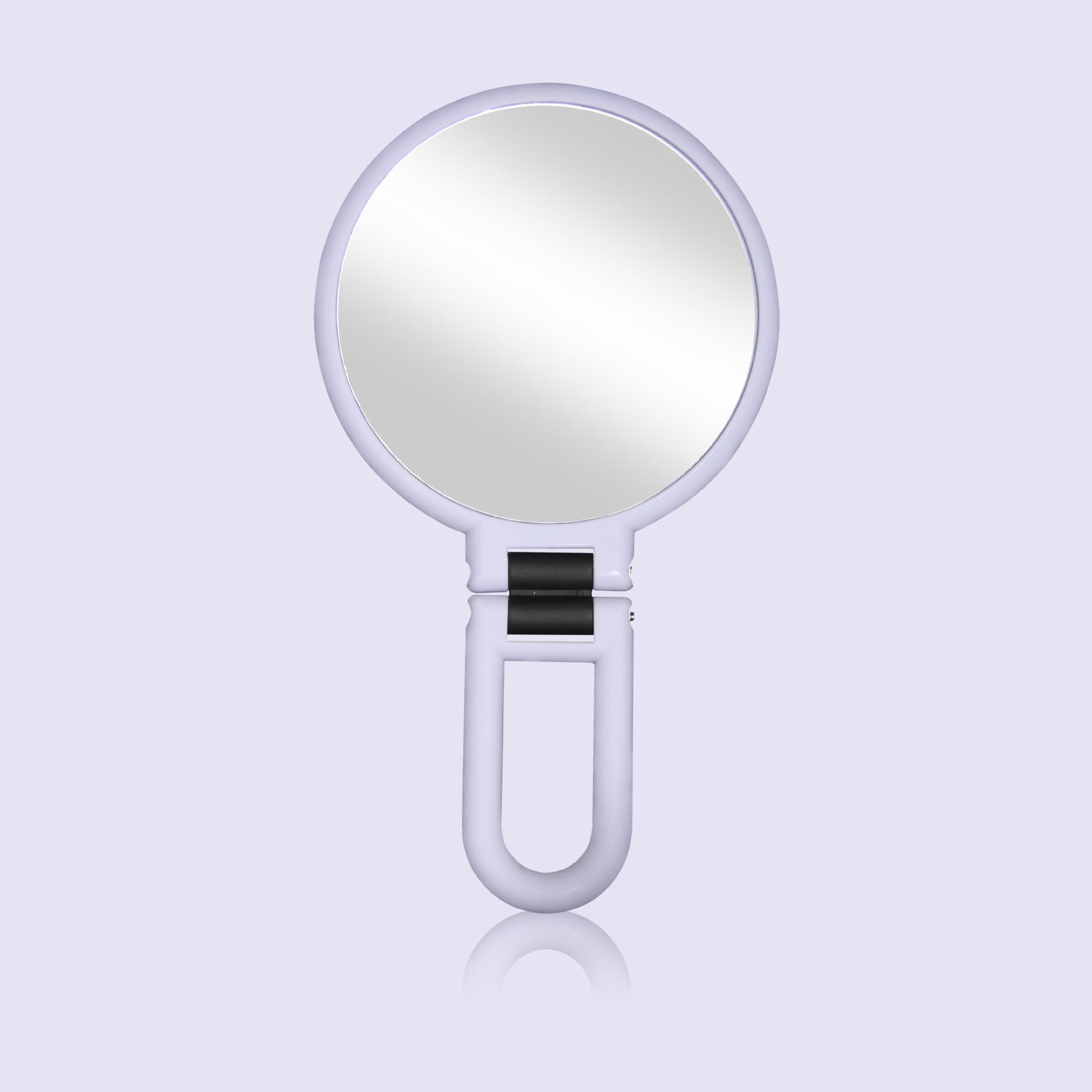 하이 엔드 6 인치 원형 거울 양면 5X 10X 15X 확대 거울 화장 거울 공주 거울 접이식 휴대용 거울 YD-2