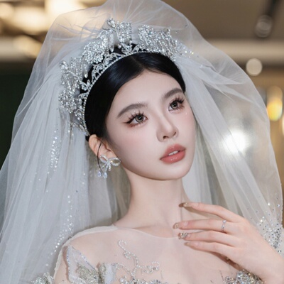ETE正品新款新娘婚纱礼服皇冠头饰合金灵动款百搭发饰17590韩系