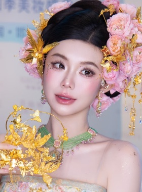 ETE正品新娘饰品中式金色发簪发钗秀禾龙凤褂旗袍配饰高级感13470