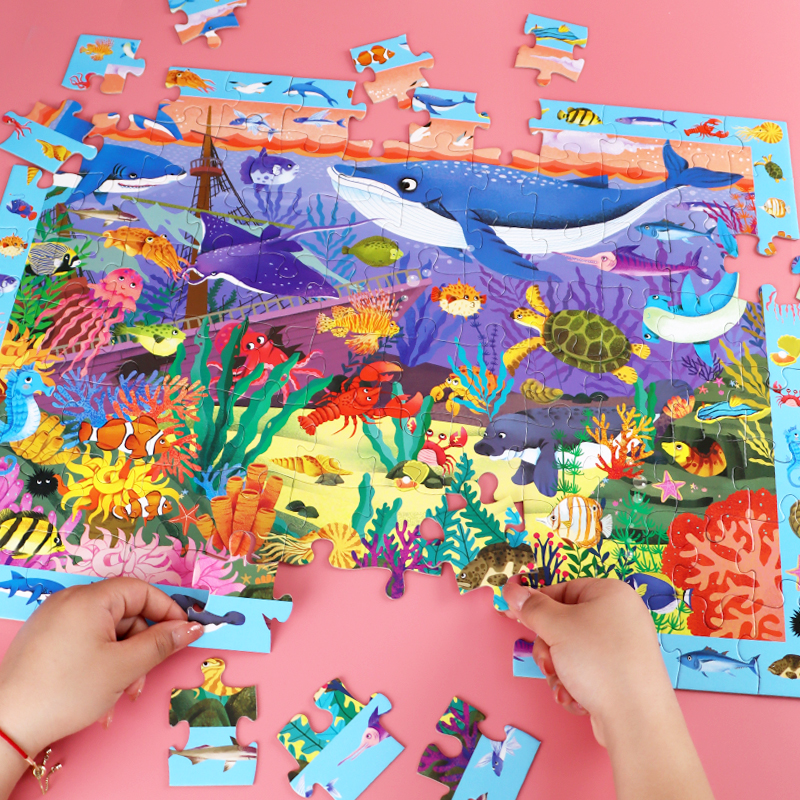 儿童进阶拼图寻找动物