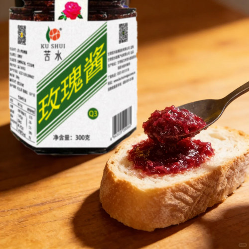 苦水牌糖玫瑰鲜花酱300g