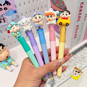 蜡笔小新热可擦钢笔三年级小学生专用四年级初学练字可换墨囊儿童