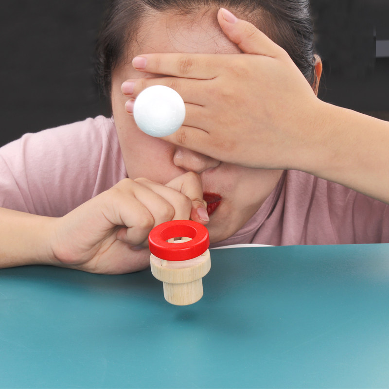 童年怀旧悬浮吹球器儿童吹口器魔术悬浮球幼儿园早教亲子游戏玩具