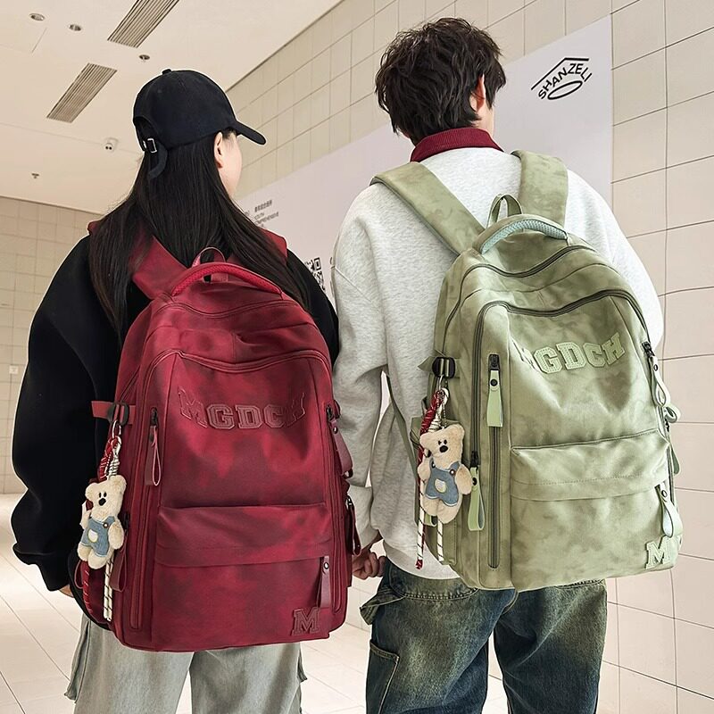 日本初中高中生书包男女双肩包大学生电脑包旅游轻便背包大容量包