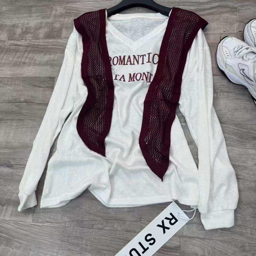 春季时尚两件套针织披肩围巾