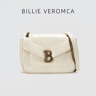Billie Veromca旗舰店2023新款小众设计包包女V字线流浪包链条包