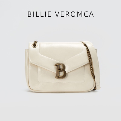 Billie Veromca旗舰店2023新款小众设计包包女V字线流浪包链条包