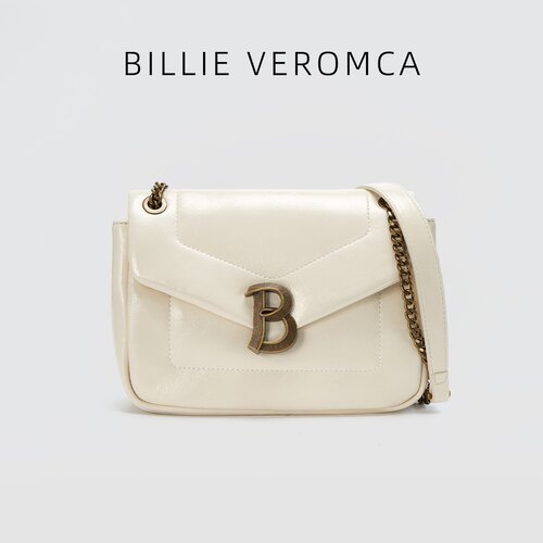 Billie Veromca旗舰店2023新款小众设计包包女V字线流浪包链条包