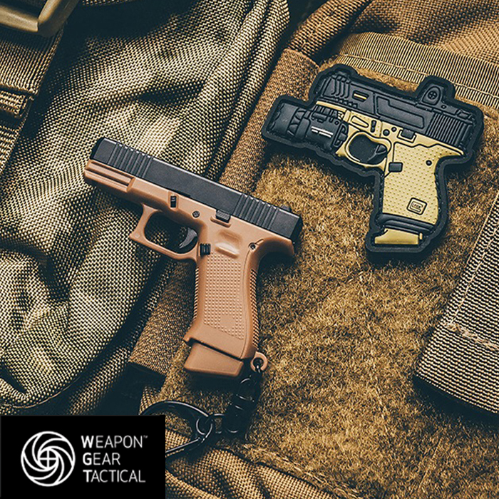 [wgt]黑枪heygun glock 19x挂饰塑料可拆解格洛克钥匙扣挂件