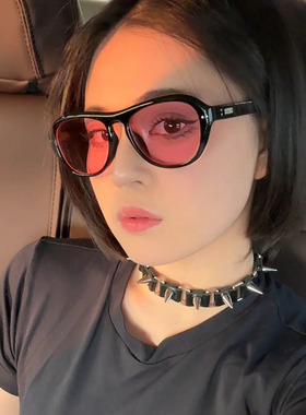 椭圆氛围高级感欧美太阳镜男女潮